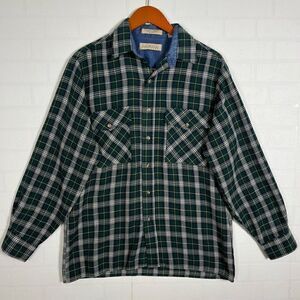 Claybrook Outdoor Mens Plaid Long Sleeve Button Down Shirt Size medium